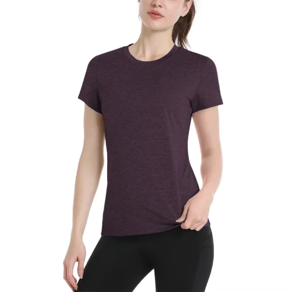 Muuv-It Muuv-It Quick Dry T-Shirt Women Sport Short Sleeve Running FAST-DRY/COOLMAX Women Microfiber Shirt Casual Tops