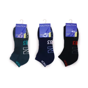 Nautica Nautica 3 Pair Sports Ankle Sport Socks