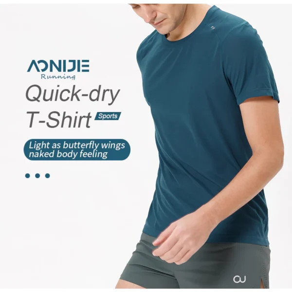 Pace AONIJIE-FM5125 Sports Summer Male Breathable T-shirt Outdoor Running Gym Daily Quick Drying Short Sleeve Tees Tops Pace AONIJIE-FM5125 Sports Summer Male Breathable T-shirt Outdoor Running Gym Daily Quick Drying Short Sleeve Tees Tops