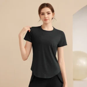 Sports T-Shirt Women Mesh Breathable Loose Running Fitness Top Sports T-Shirt Women Mesh Breathable Loose Running Fitness Top