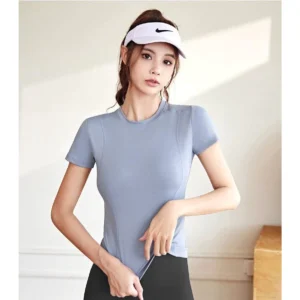 shopee choice badgeYoga Shirt Women Seamless Sportswear for Women Quick-dry Short Sleeves Workout Tshirt Woman Fitness Running Round Neck Stretch Athletic Yoga Tops Yoga Shirt Women Seamless Sportswear for Women Quick-dry Short Sleeves Workout Tshirt Woman Fitness Running Round Neck Stretch Athletic Yoga Tops